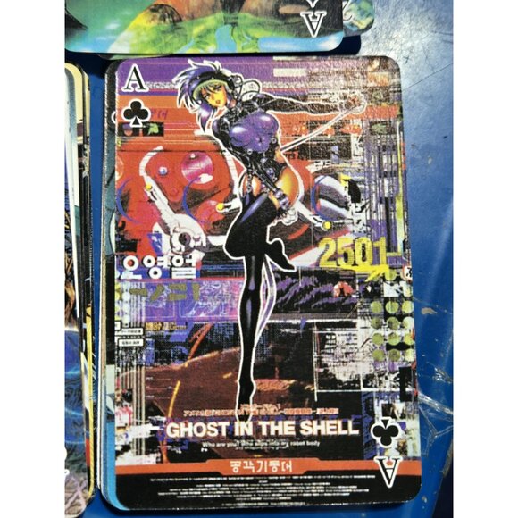 Ghost In The Shell Poker Playing Cards Vintage Rare 52 Cards + 2 Jokers - Picture 2 of 7